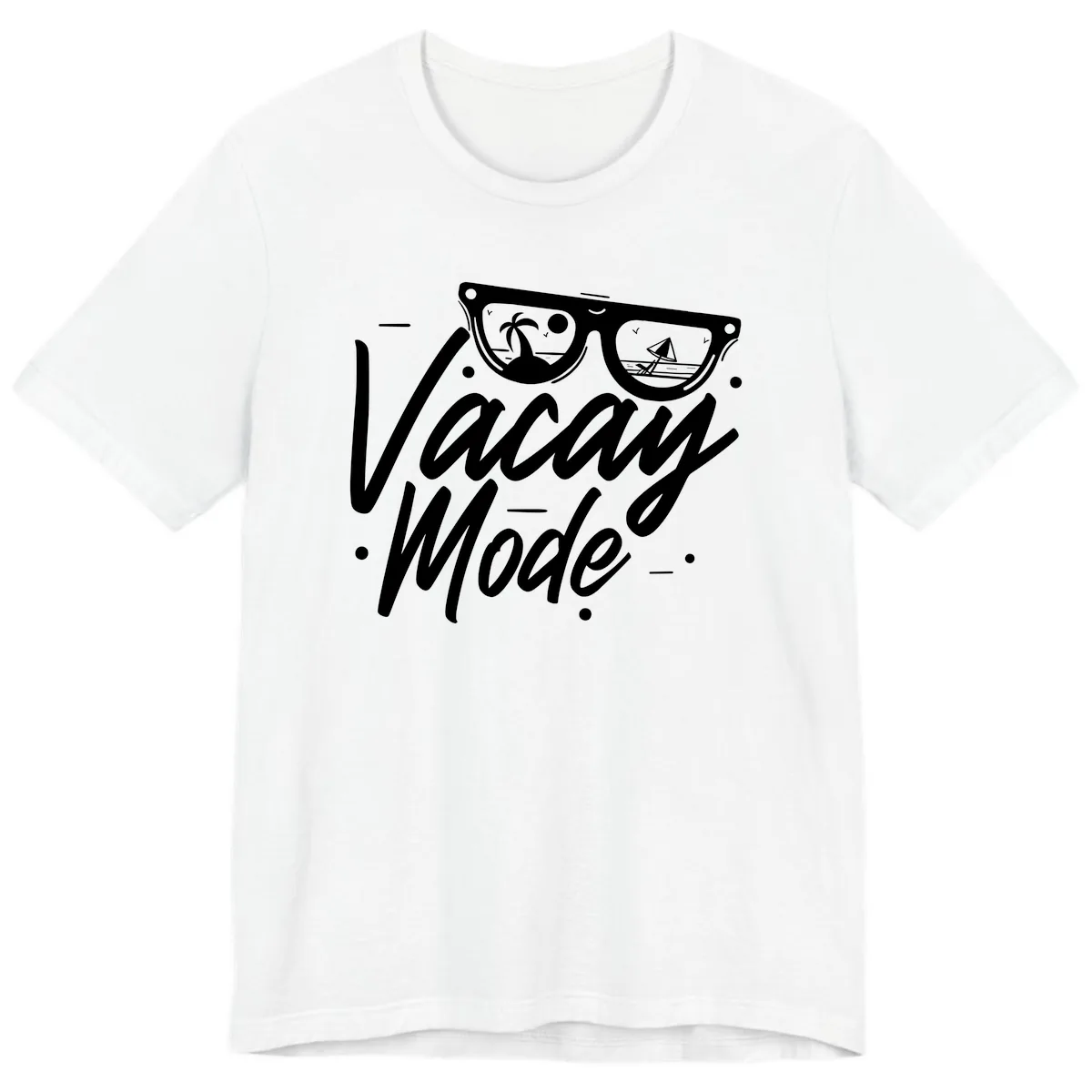 Warm Mode Cruise Vibes Premium T-Shirt in White