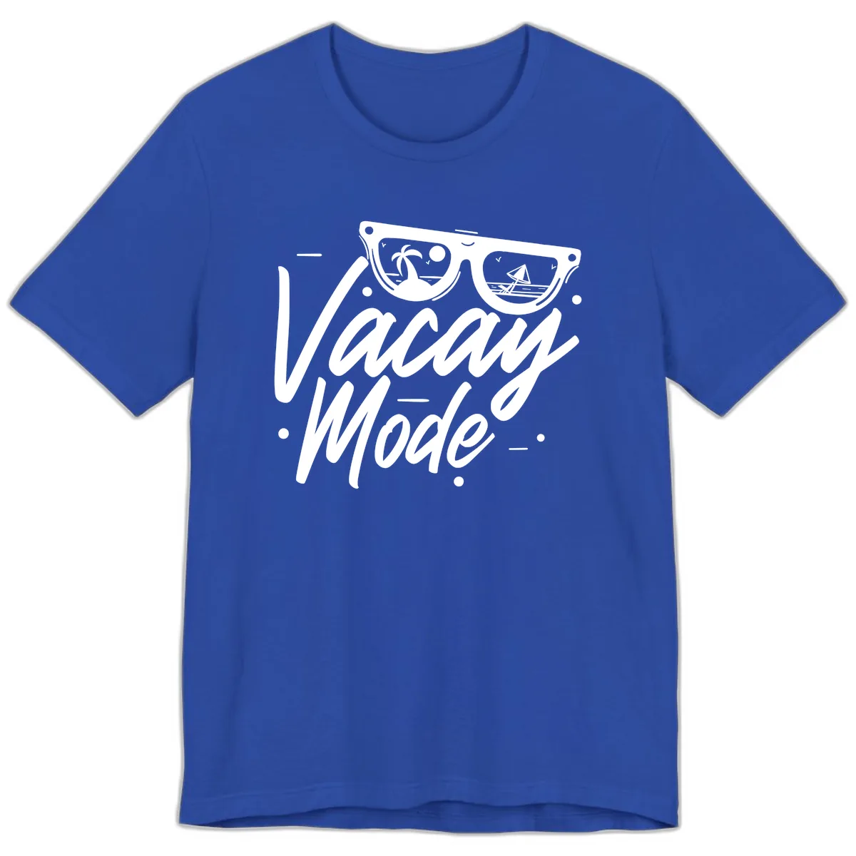 Warm Mode Cruise Vibes Premium T-Shirt in True Royal