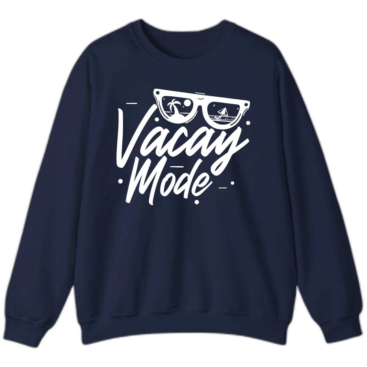 Warm Mode Cruise Vibes Sweatshirt in Navy