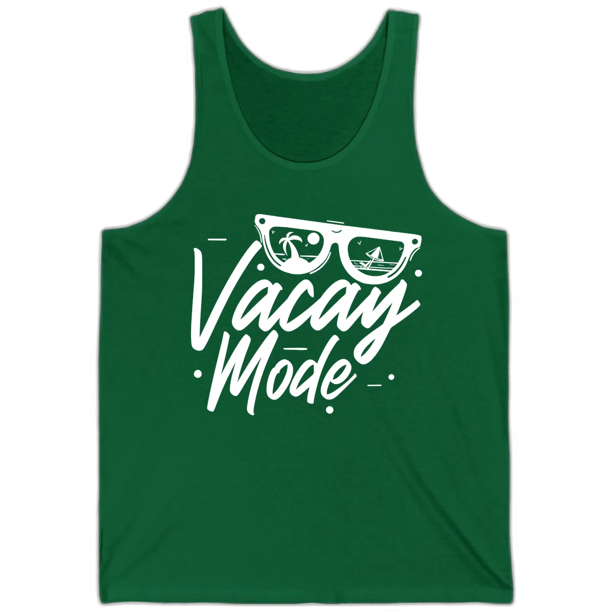 Warm Mode Cruise Vibes Tank in Kelly