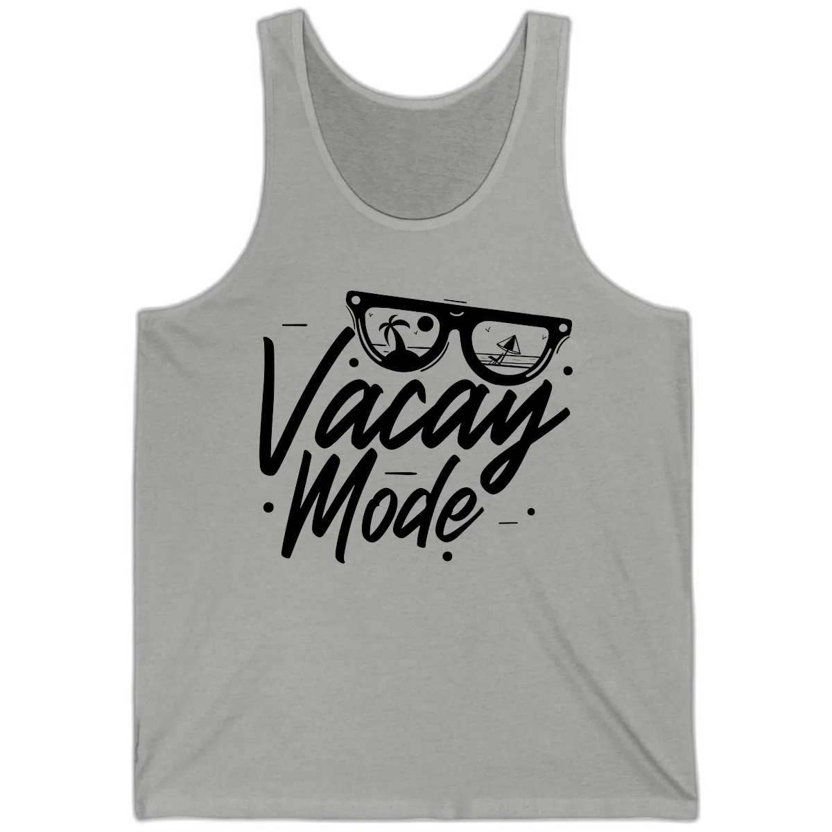 Warm Mode Cruise Vibes Tank in Athletic Heather