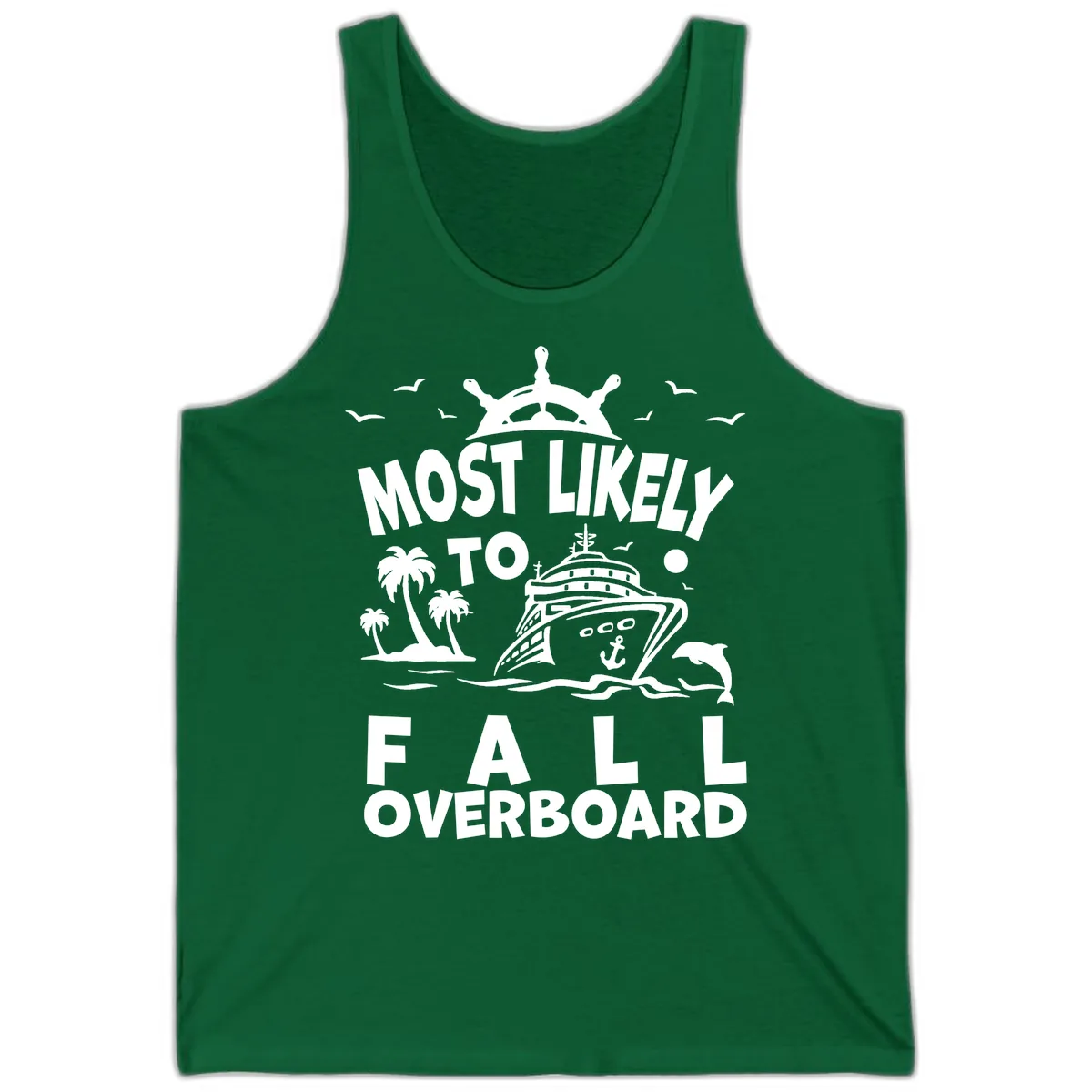Most Likely To Fall Overboard Tank in Kelly