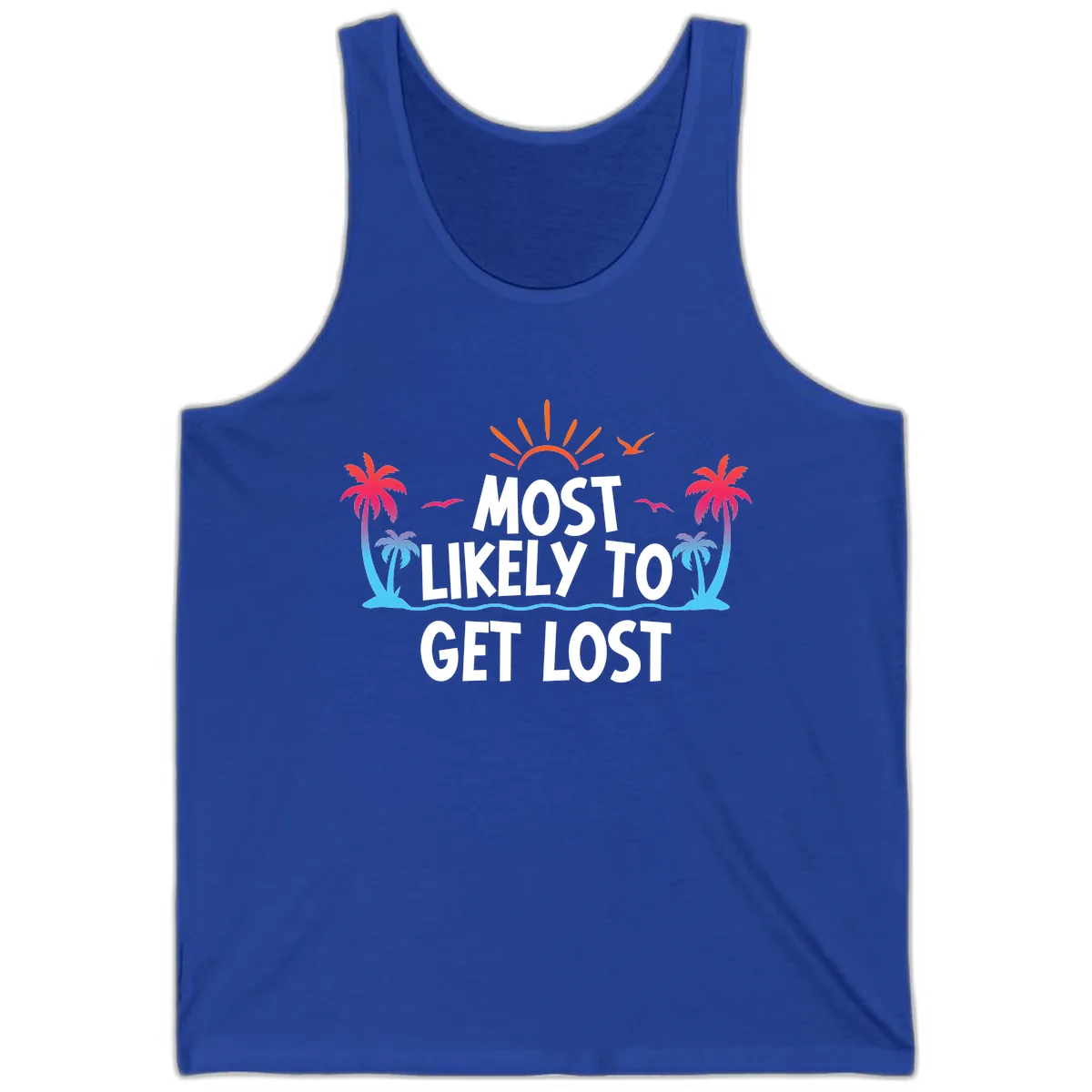 Most Likely To Get Lost Tank in True Royal
