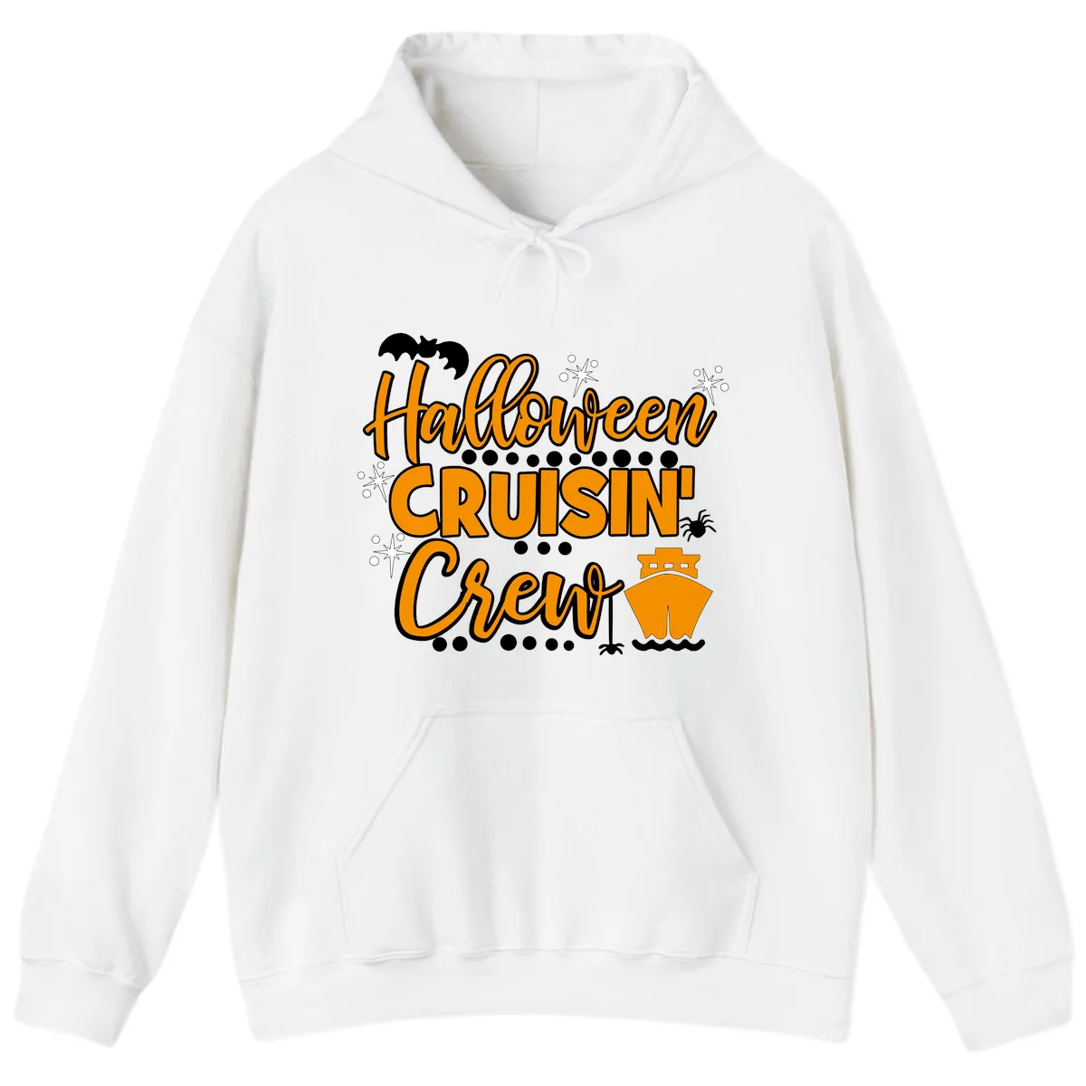 Halloween Cruisin' Crew Hoodie in White