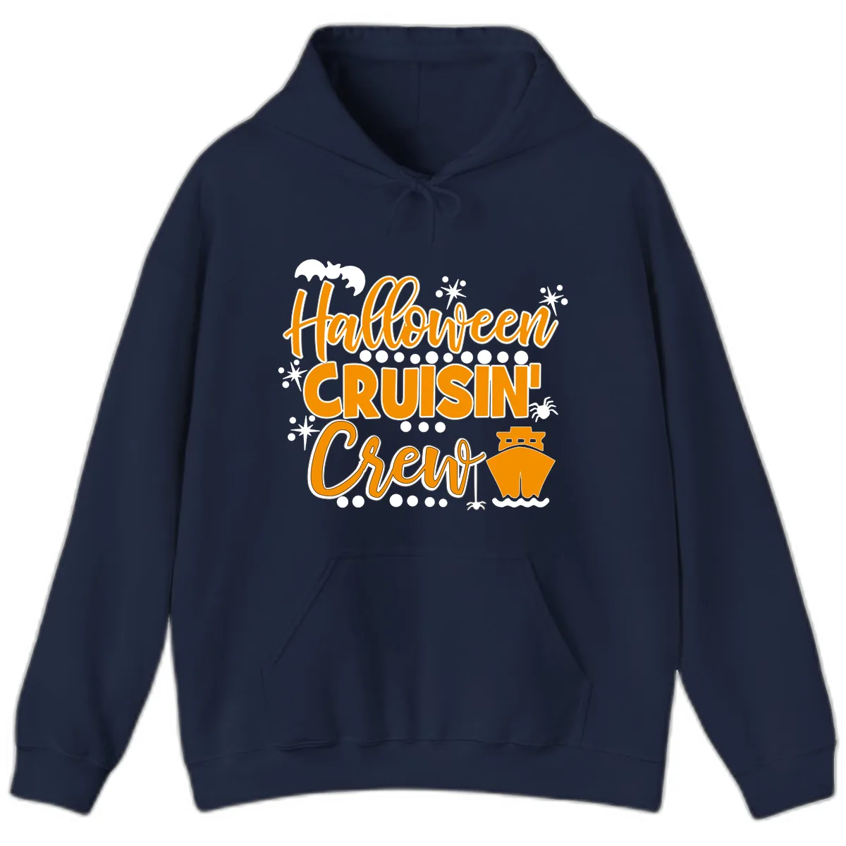 Halloween Cruisin' Crew Hoodie in Navy