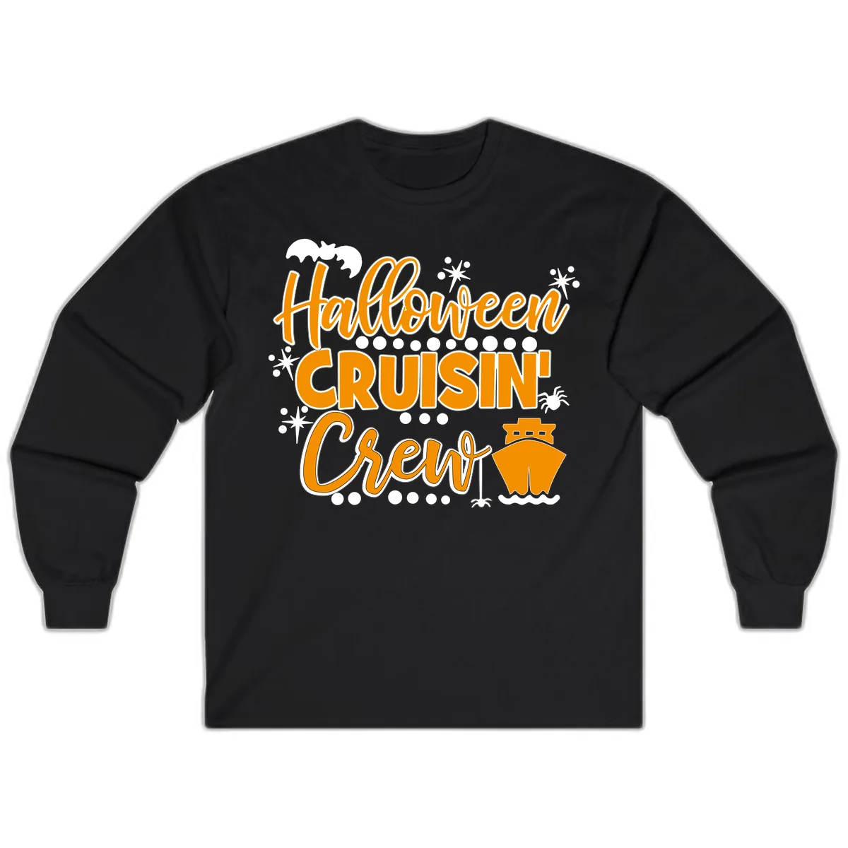 Halloween Cruisin' Crew Long Sleeve in Black