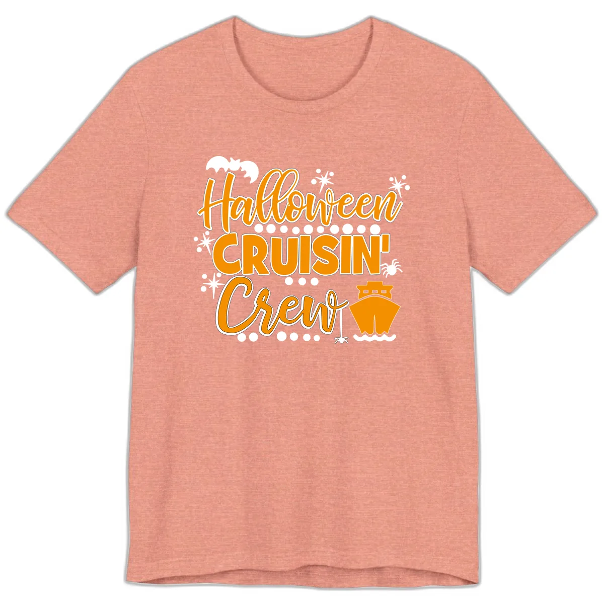 Halloween Cruisin' Crew Premium T-Shirt in Heather Sunset