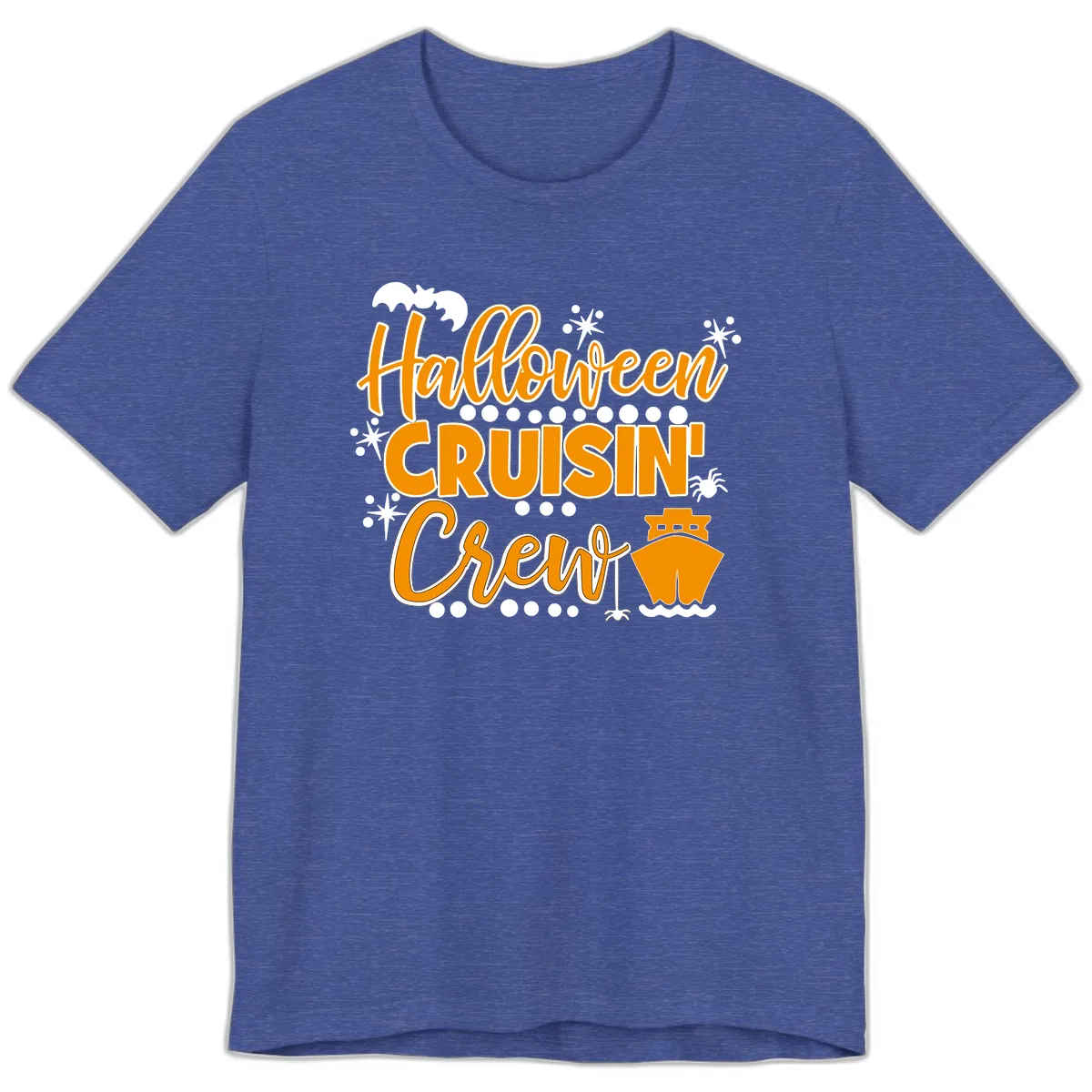 Halloween Cruisin' Crew Premium T-Shirt in Heather True Royal