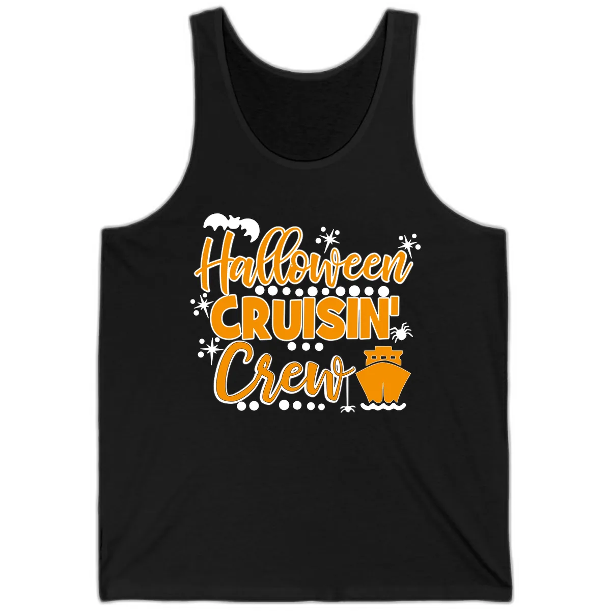 Halloween Cruisin' Crew Tank in Black