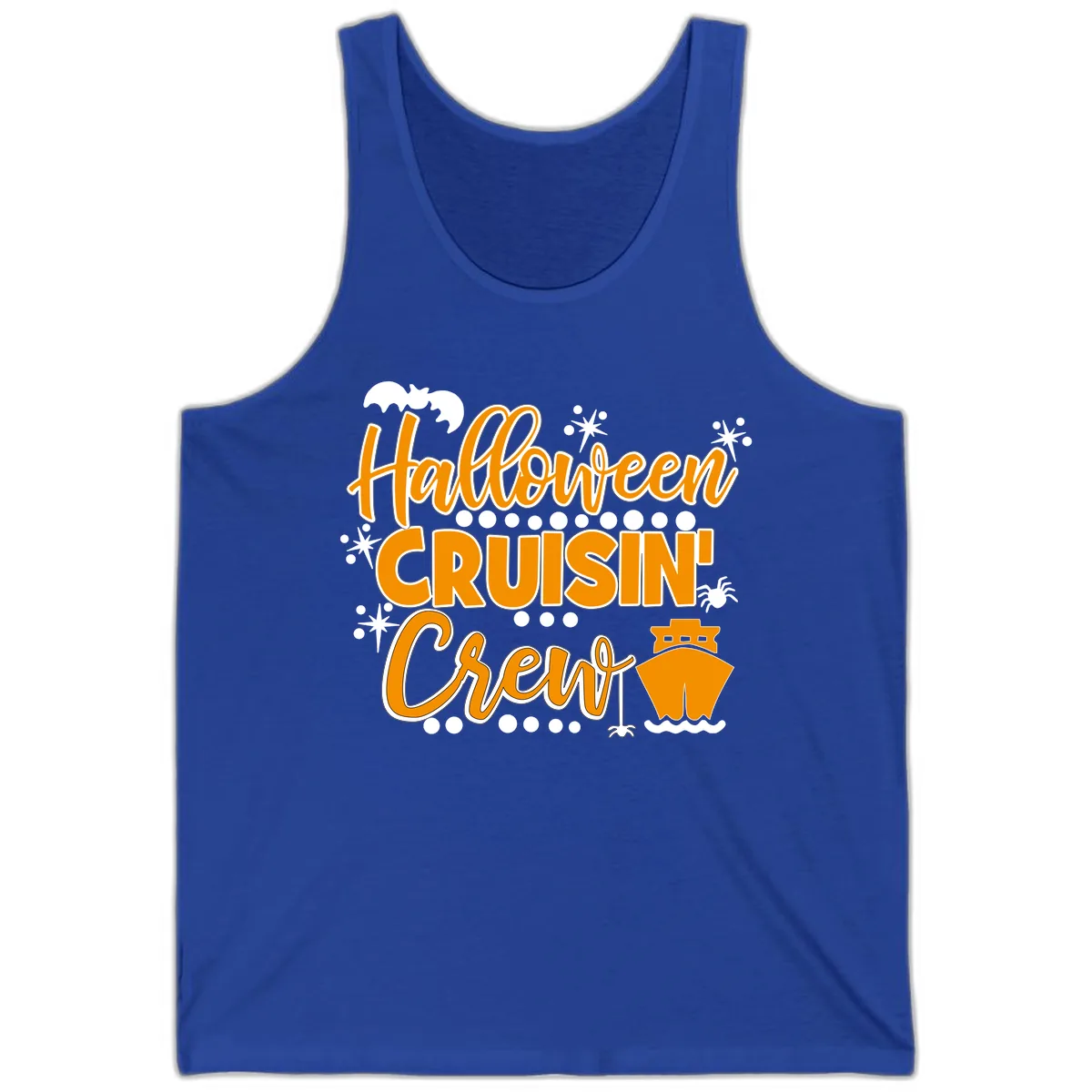 Halloween Cruisin' Crew Tank in True Royal