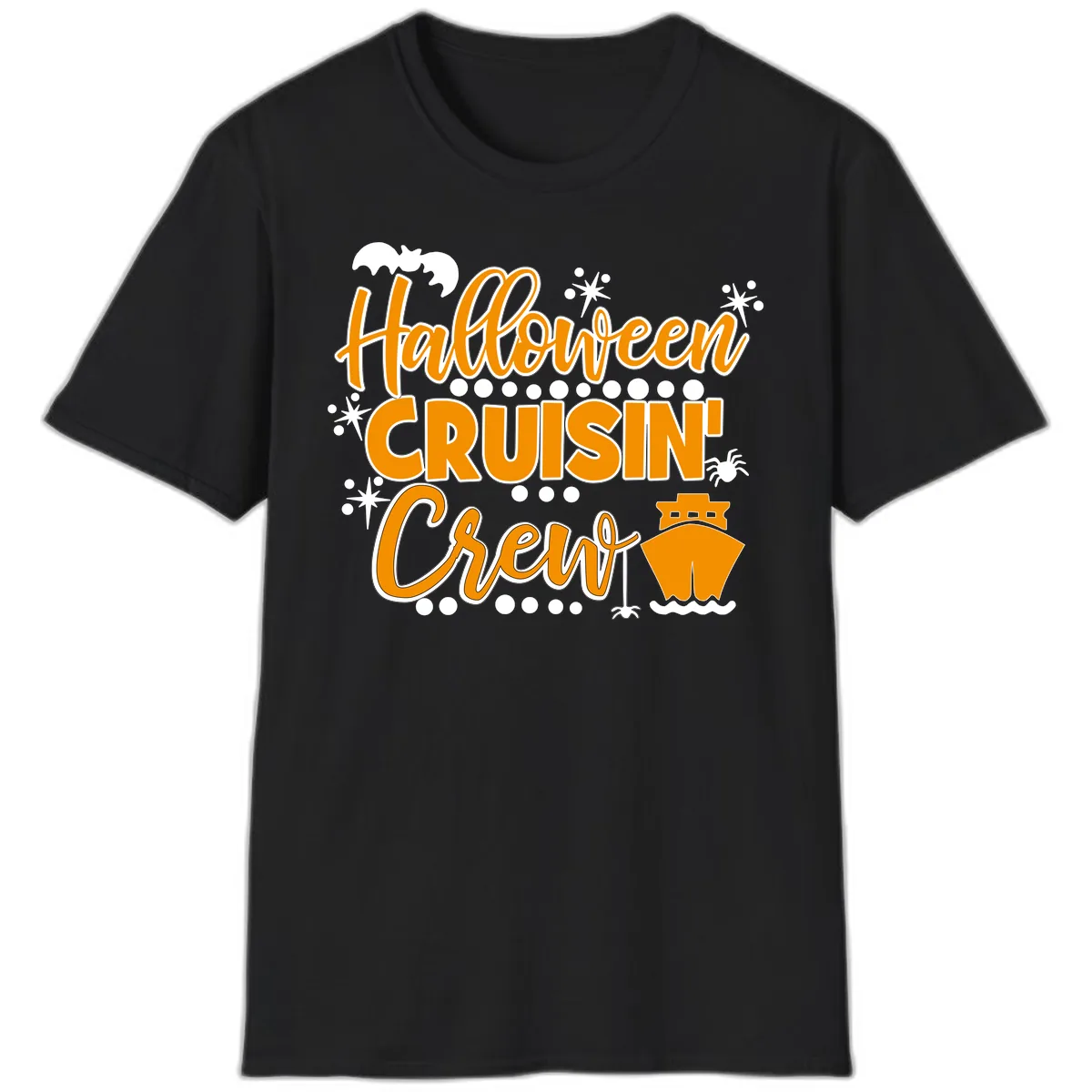 Halloween Cruisin' Crew T-Shirt in Black