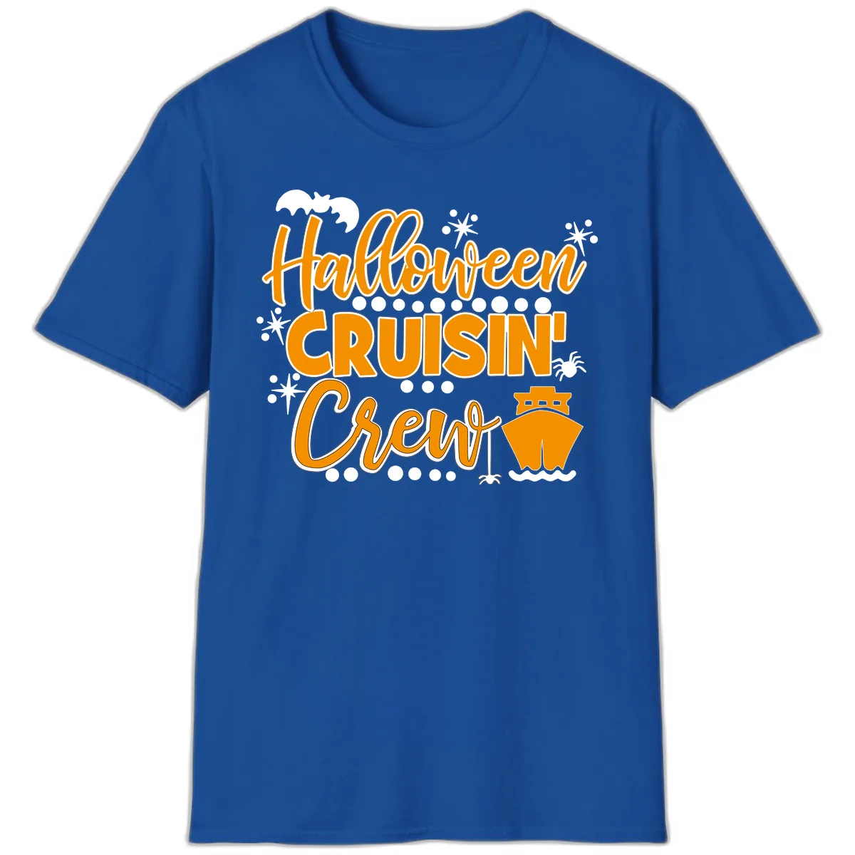 Halloween Cruisin' Crew T-Shirt in Royal