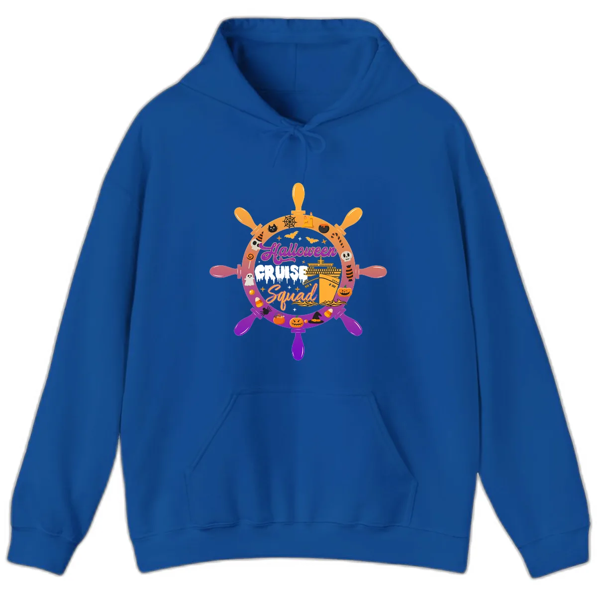 Halloween Cruise Squad Hoodie in Royal