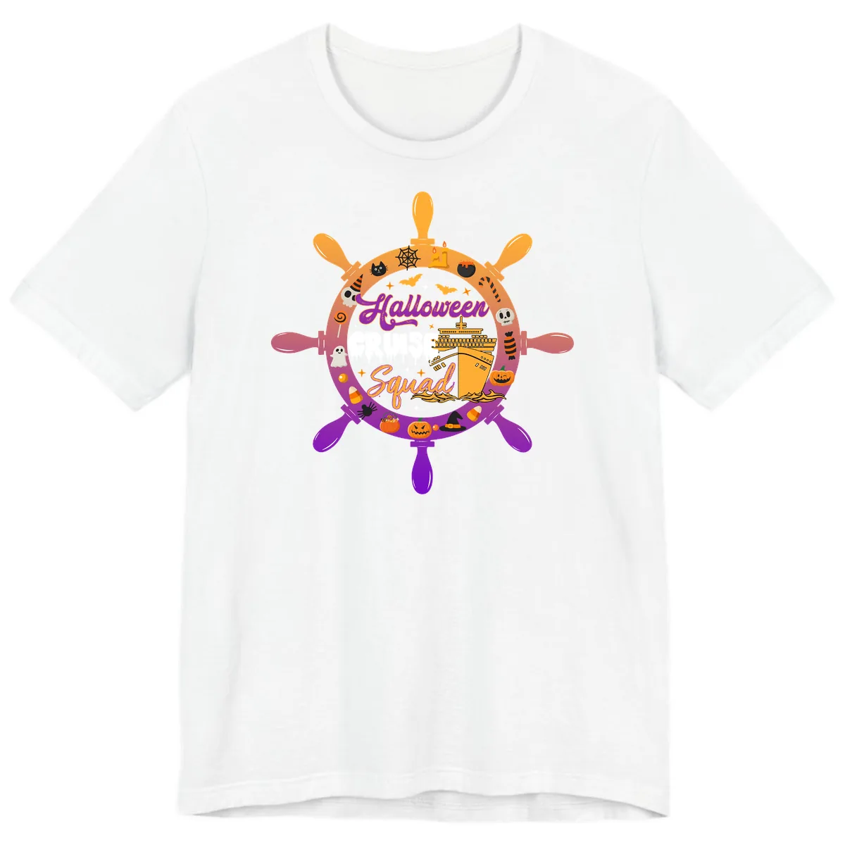 Halloween Cruise Squad Premium T-Shirt in White