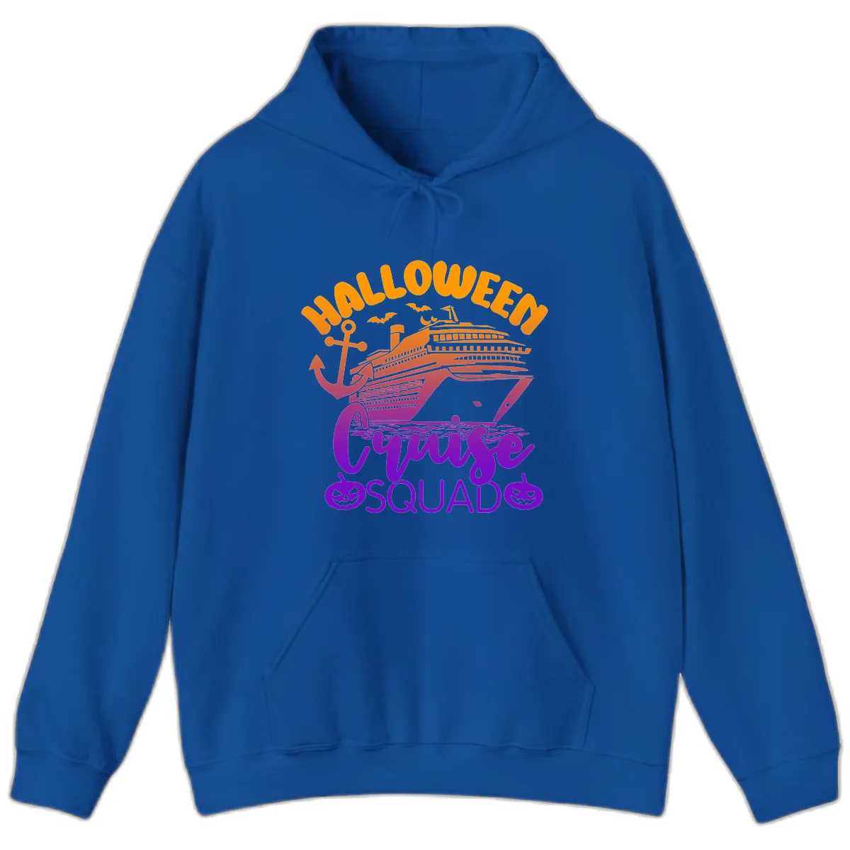 Halloween Cruise Squad Hoodie in Royal