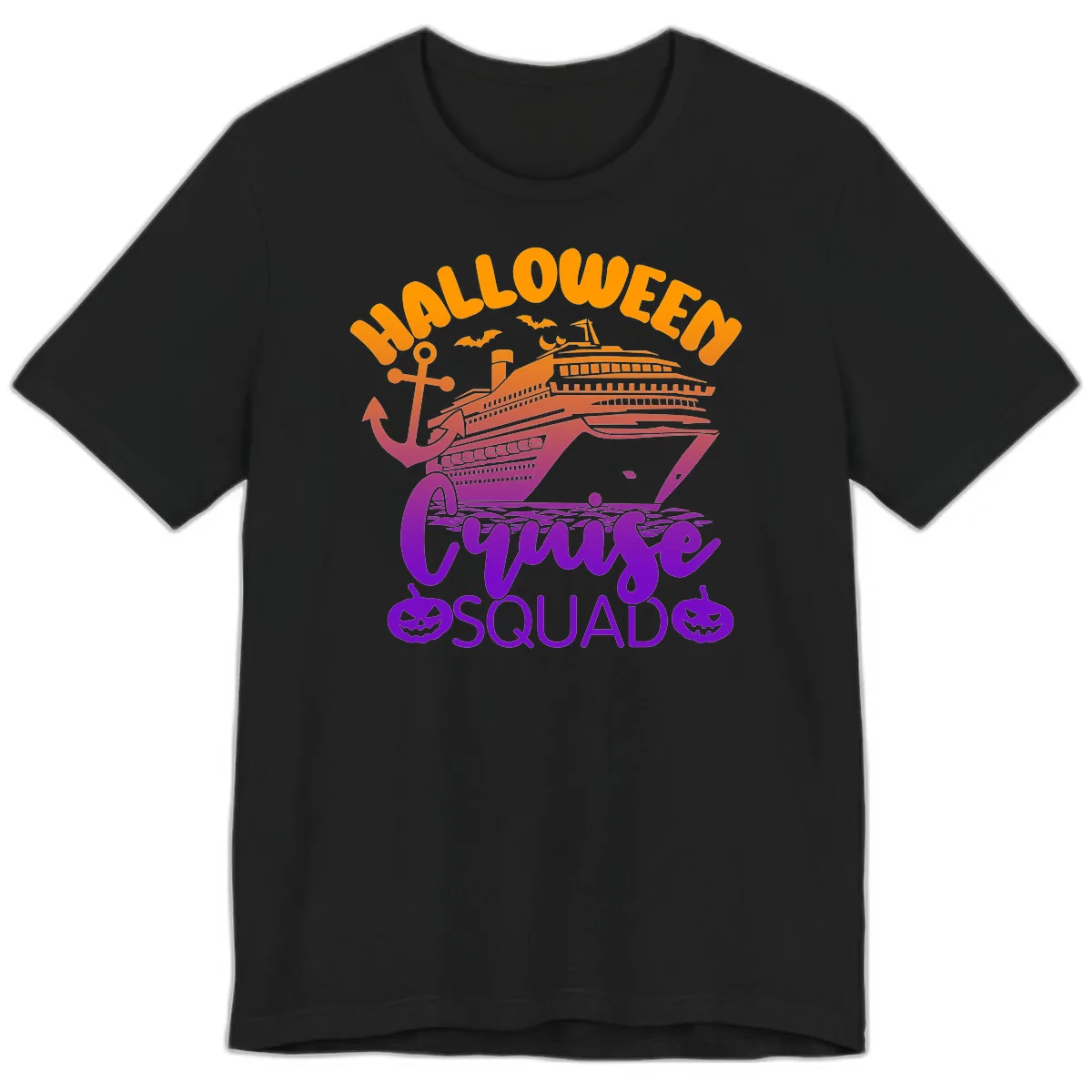 Halloween Cruise Squad Premium T-Shirt in Black