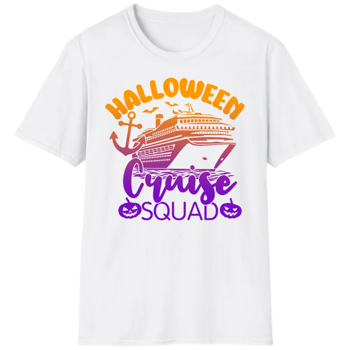 Halloween Cruise Squad T-Shirt in White
