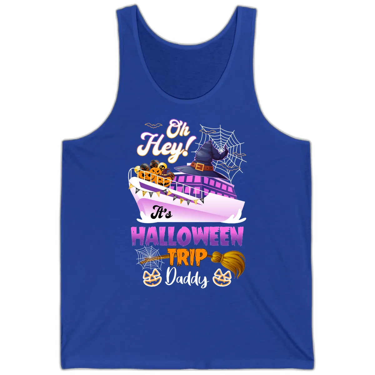 Oh Hey It's Halloween Trip Daddy Tank in True Royal