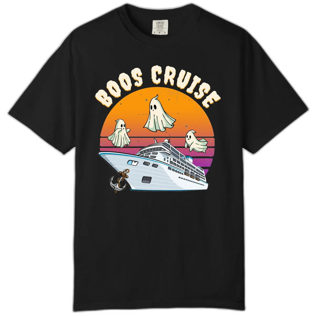 Boo Cruise Ship Comfort Color in Black