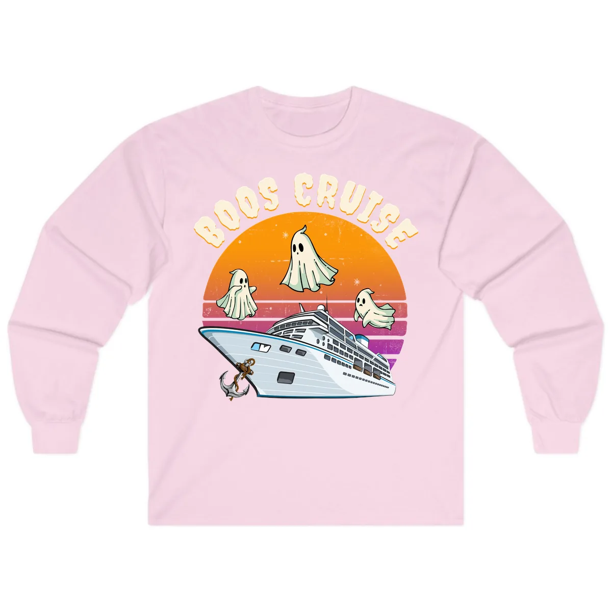Boo Cruise Ship Long Sleeve in Light Pink