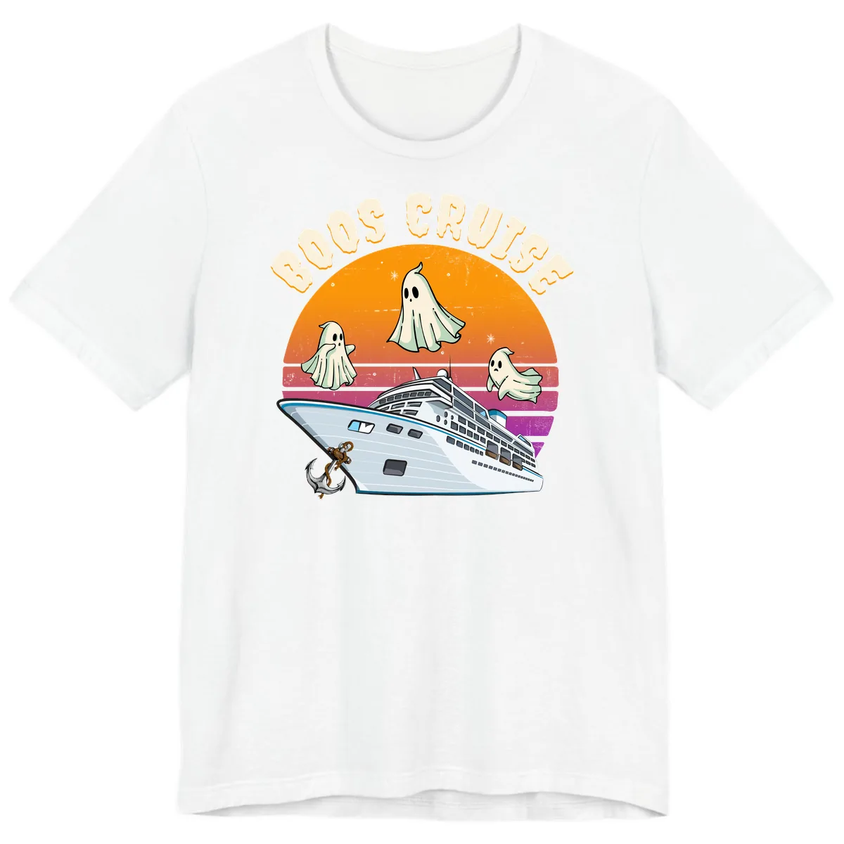 Boo Cruise Ship Premium T-Shirt in White