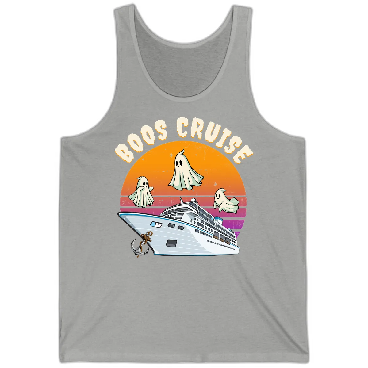 Boo Cruise Ship Tank in Athletic Heather