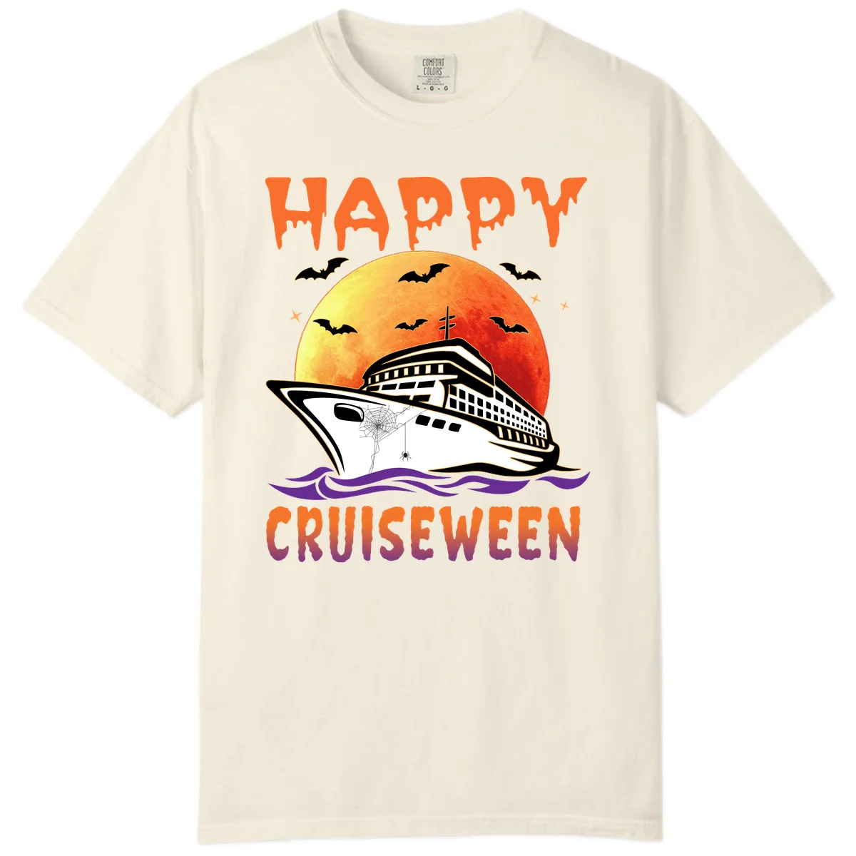 Happy Cruiseween Comfort Color in Ivory