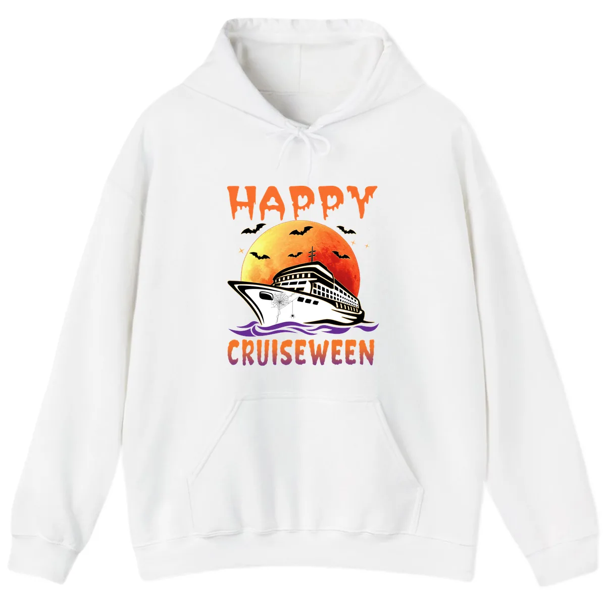 Happy Cruiseween Hoodie in White