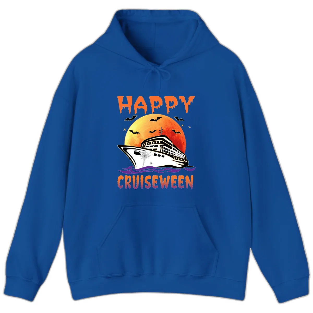 Happy Cruiseween Hoodie in Royal