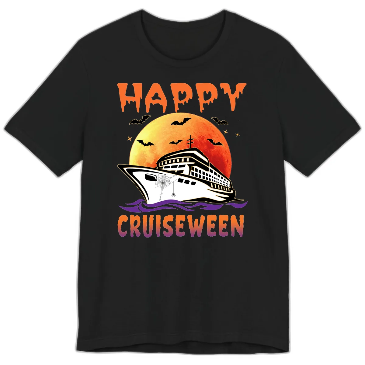 Happy Cruiseween Premium T-Shirt in Black