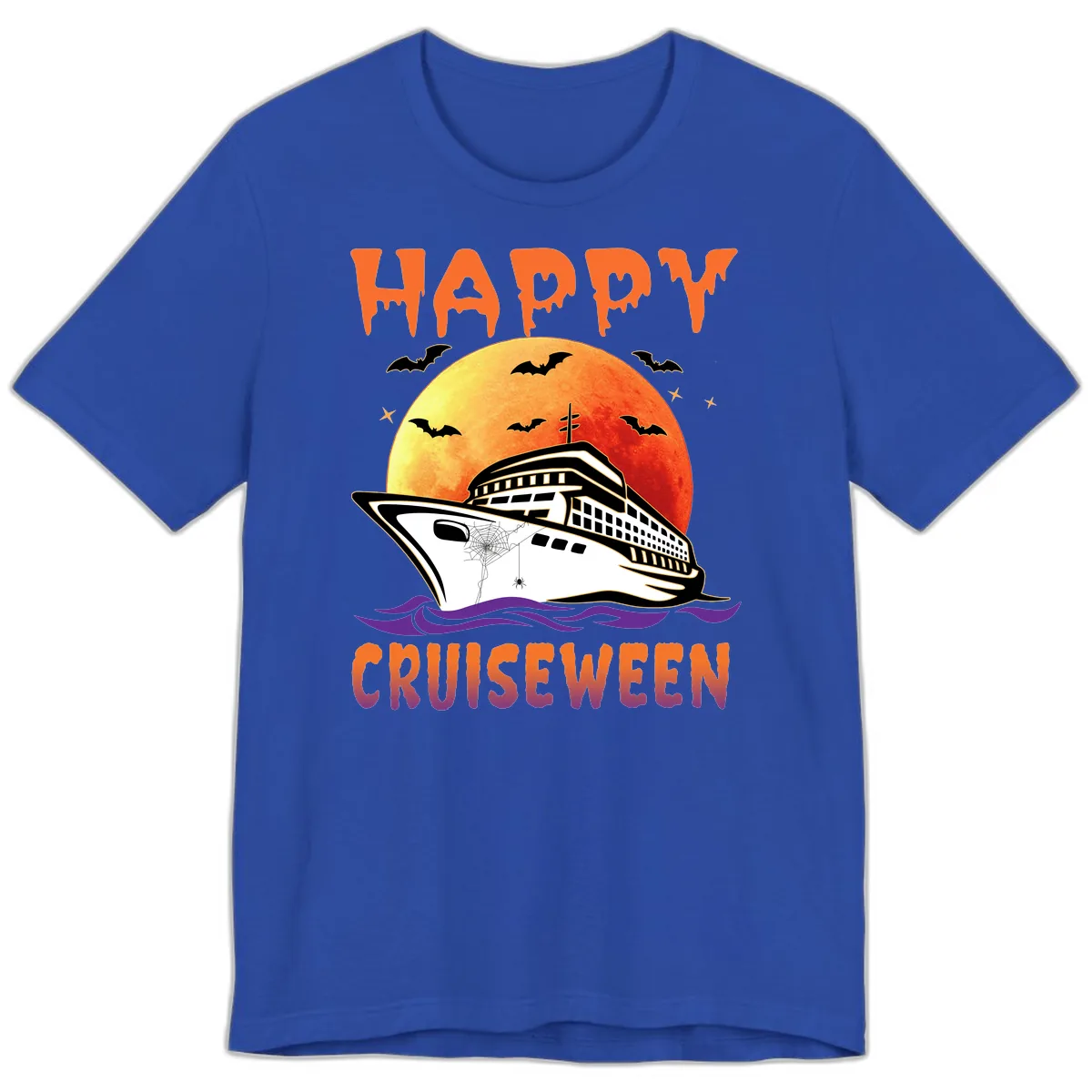 Happy Cruiseween Premium T-Shirt in True Royal