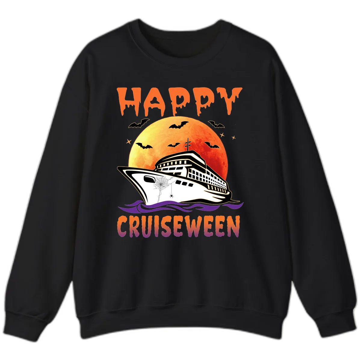 Happy Cruiseween Sweatshirt in Black