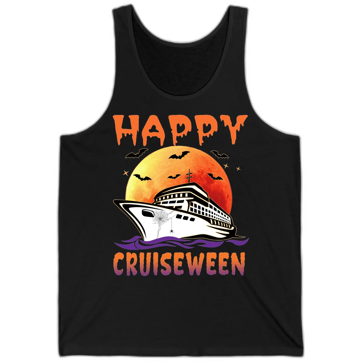 Happy Cruiseween Tank in Black