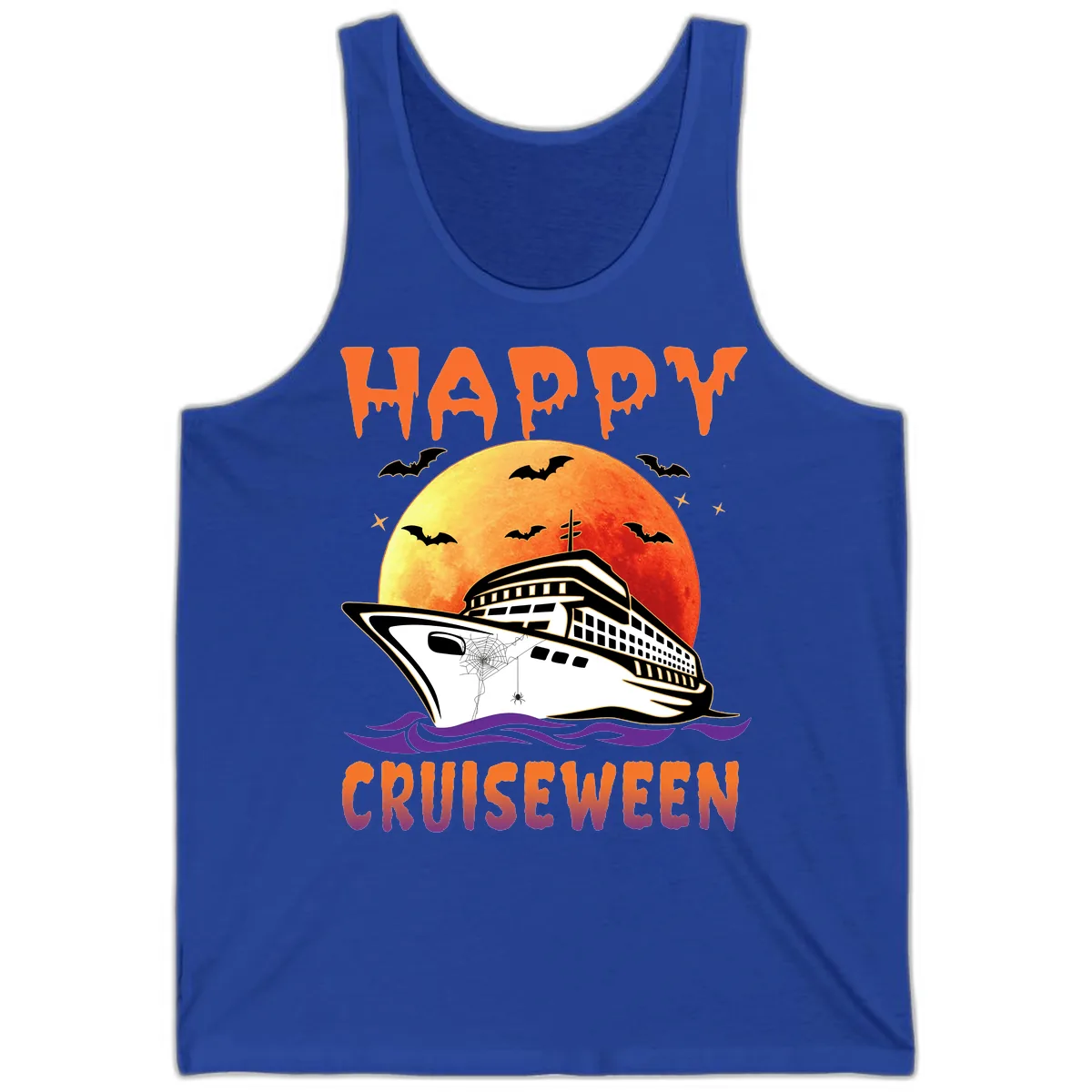 Happy Cruiseween Tank in True Royal