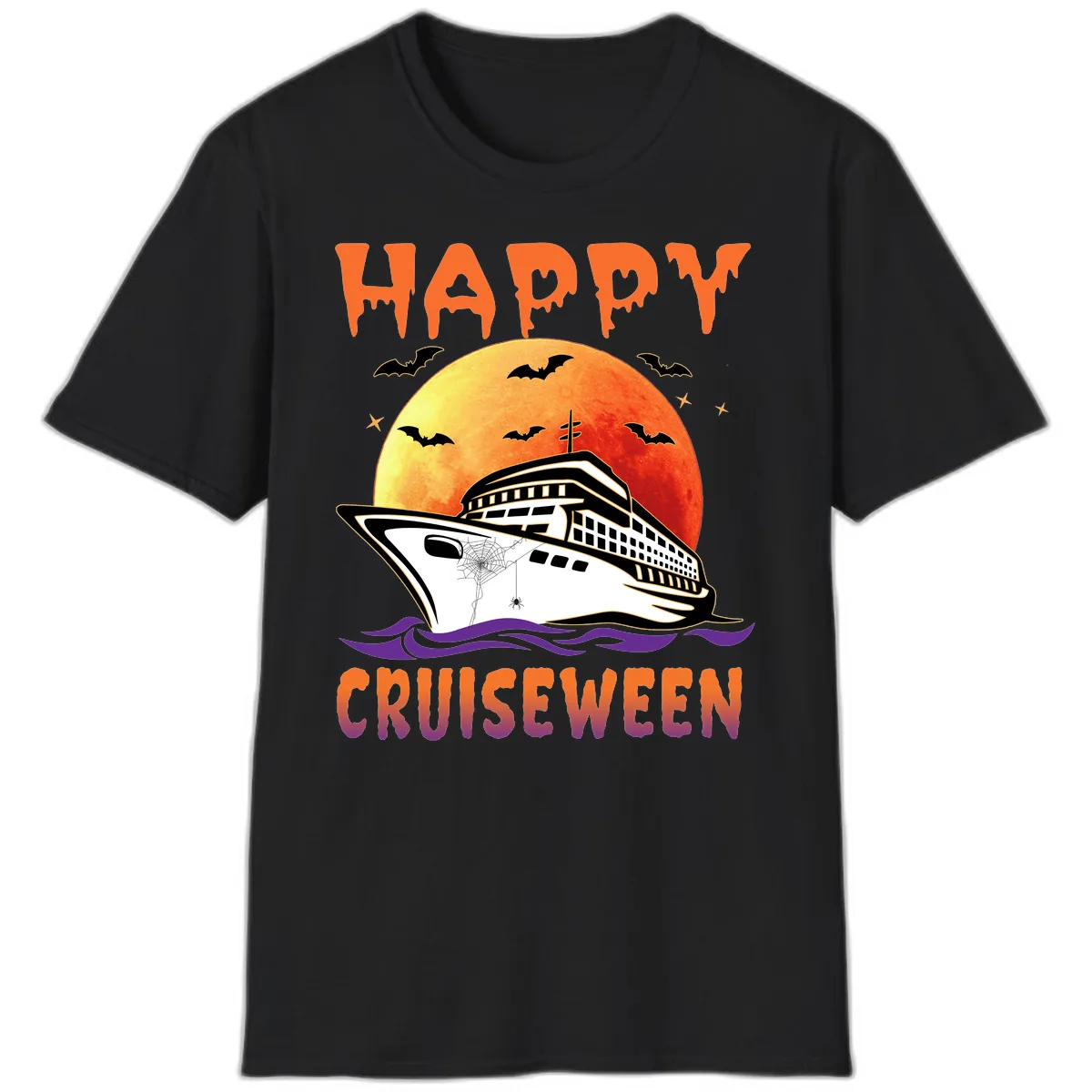Happy Cruiseween T-Shirt in Black