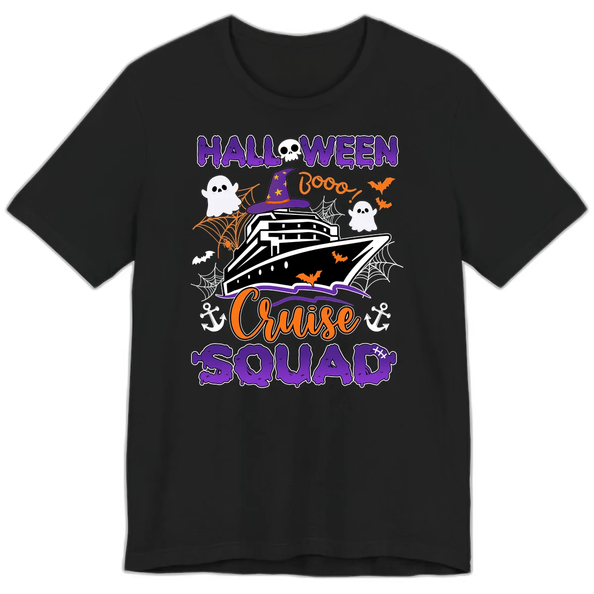 Halloween Cruise Squad Premium T-Shirt in Black