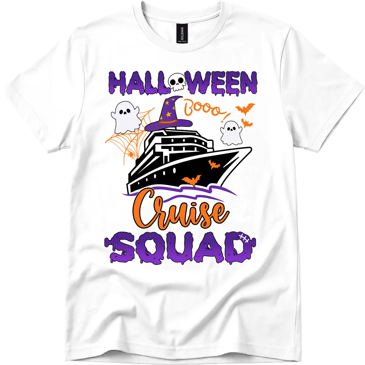 Halloween Cruise Squad T-Shirt in White