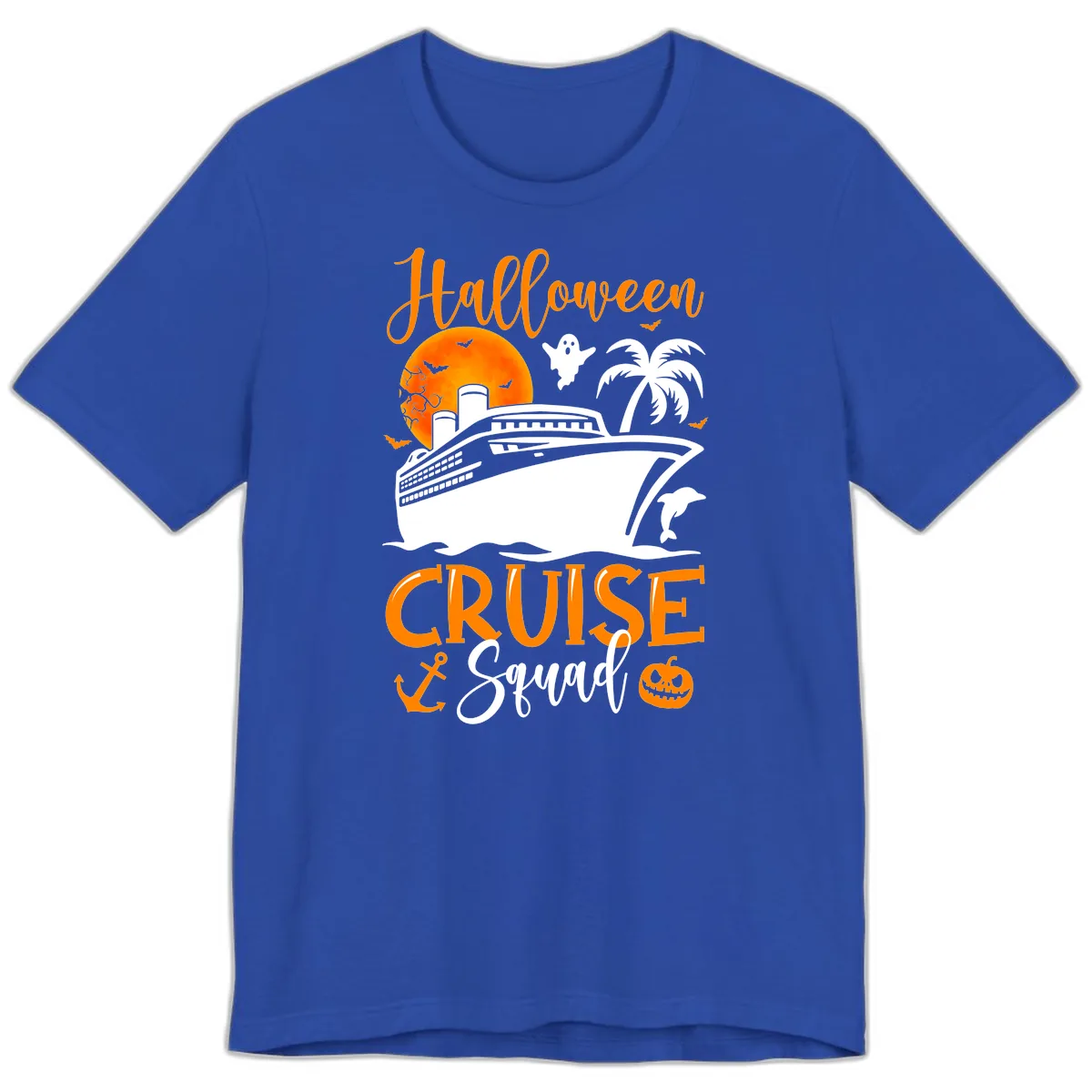 Halloween Cruise Squad Premium T-Shirt in True Royal