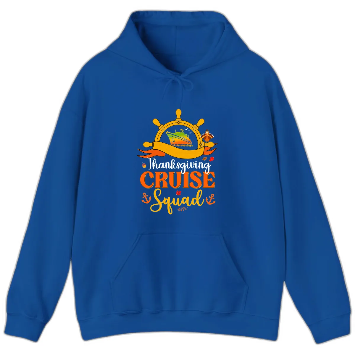 Thanksgiving Cruise Squad Hoodie in Royal