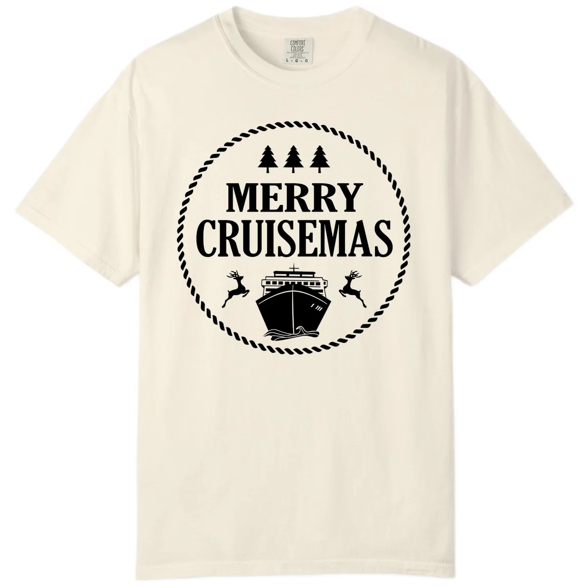 Merry Cruisemas Comfort Color in Ivory