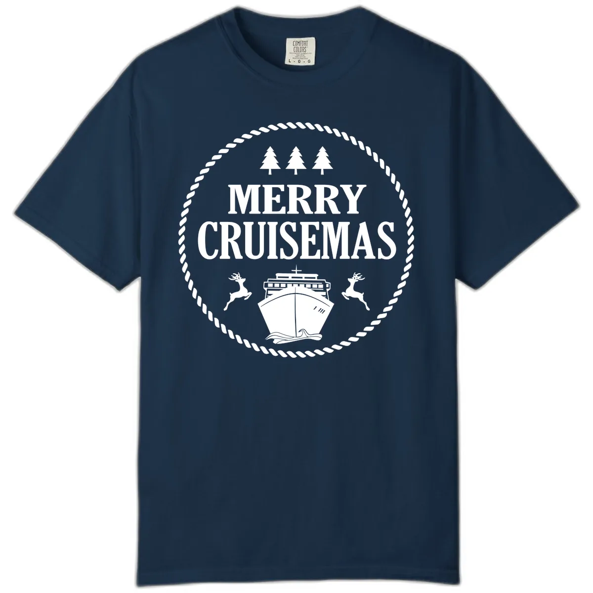 Merry Cruisemas Comfort Color in True Navy