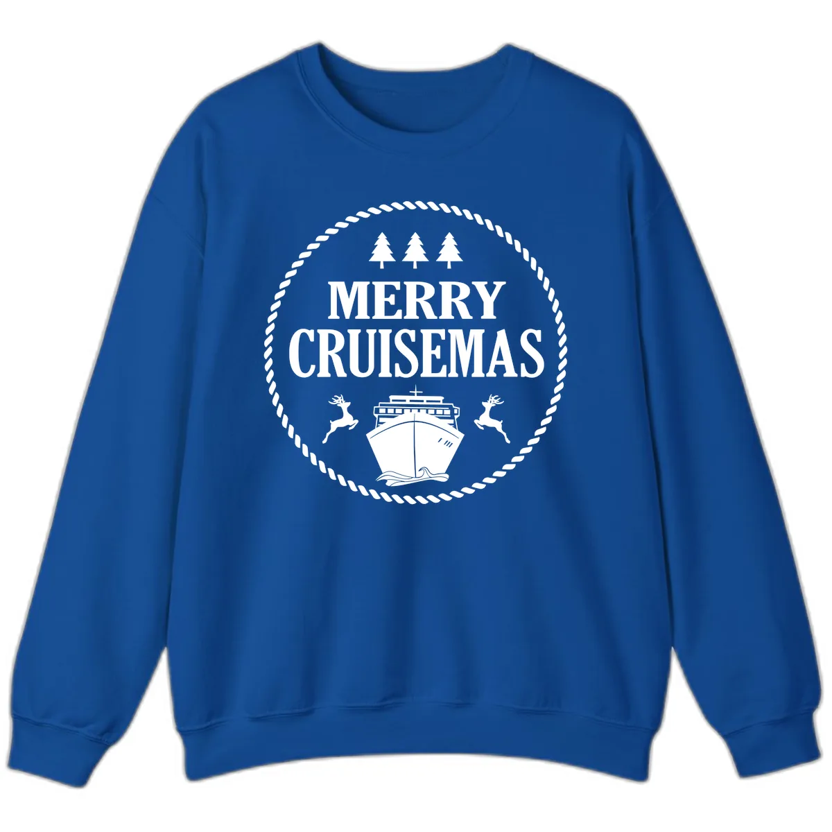 Merry Cruisemas Sweatshirt in Royal