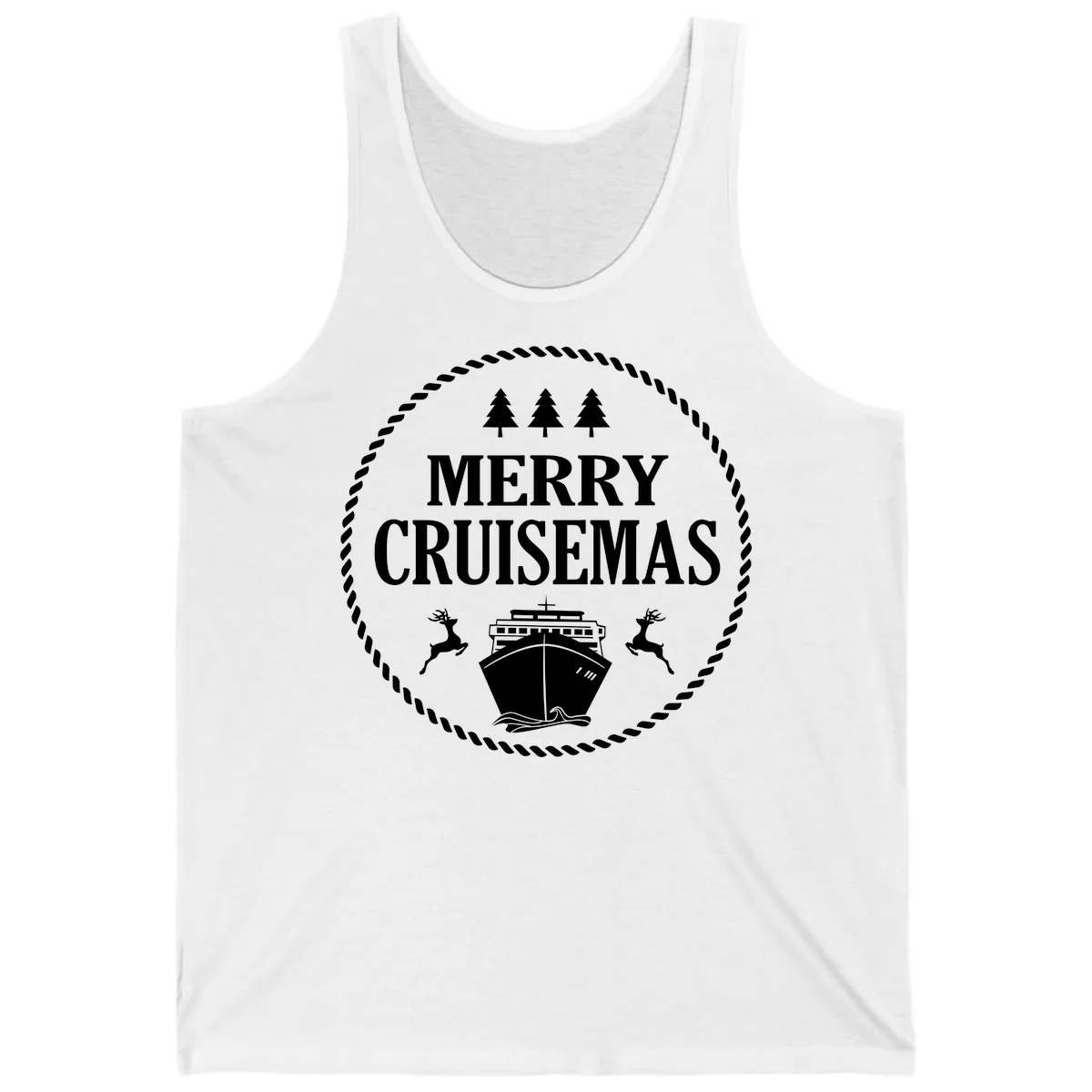 Merry Cruisemas Tank in White