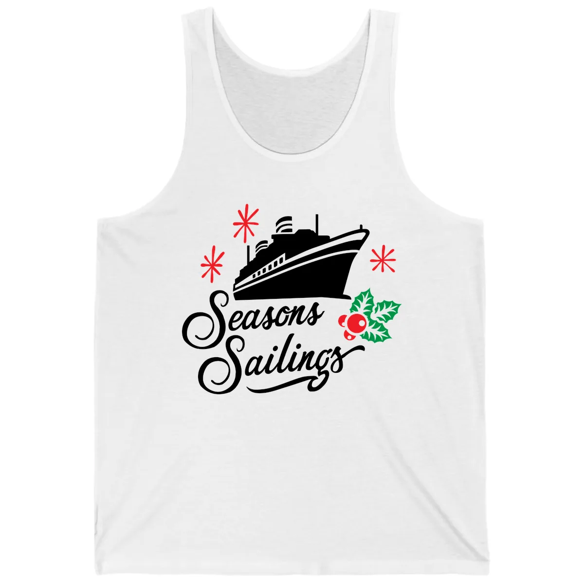 Seasons Sailings Cruise Holiday Tank in White