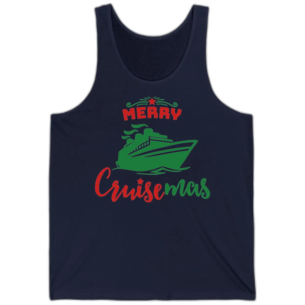 Merry Cruise-mas Ship Tank in Navy
