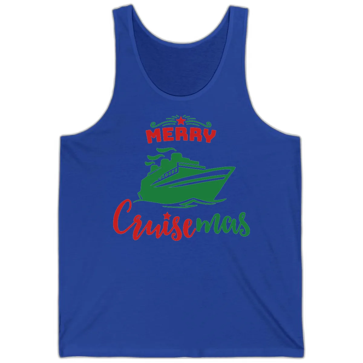 Merry Cruise-mas Ship Tank in True Royal