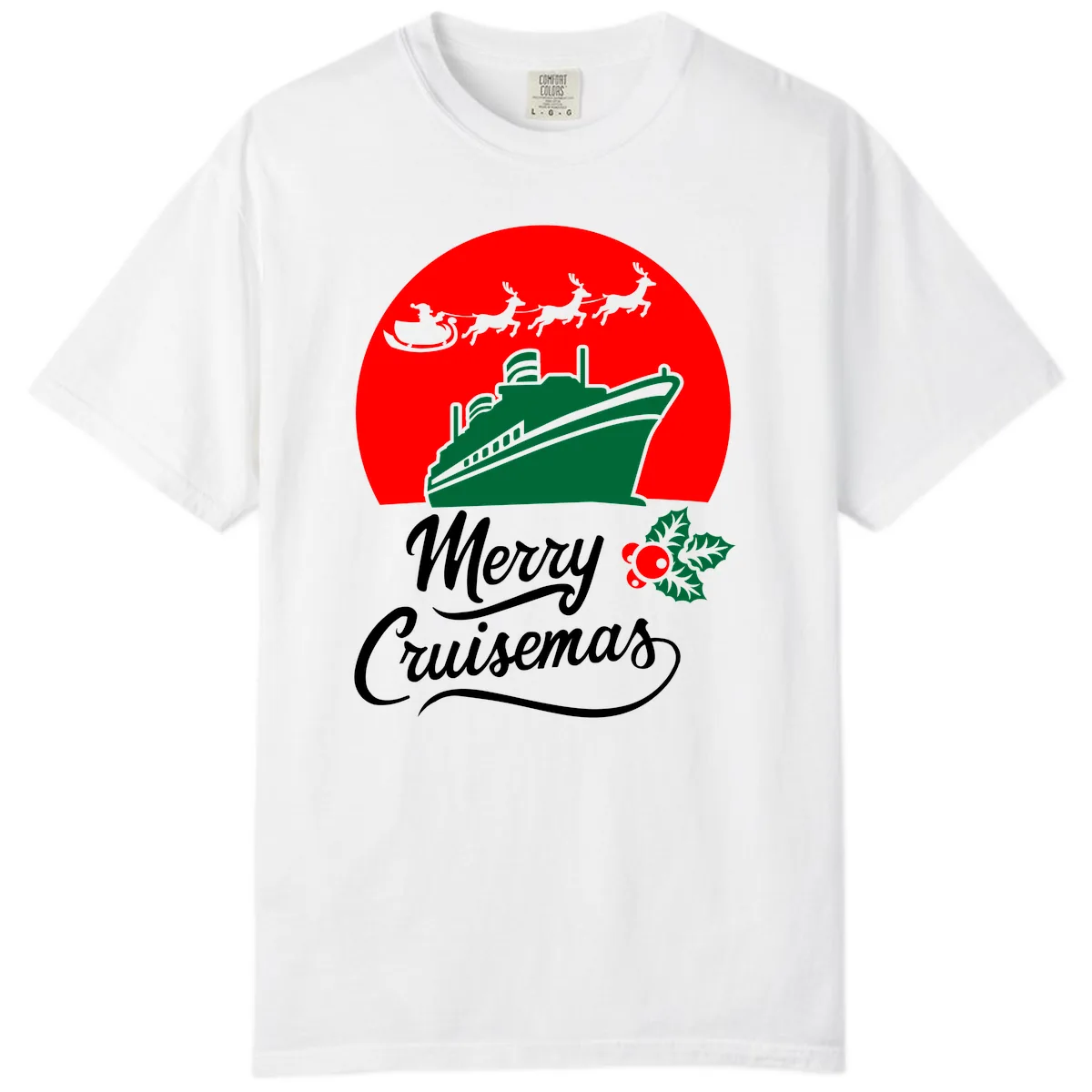 Merry Cruisemas Comfort Color in White