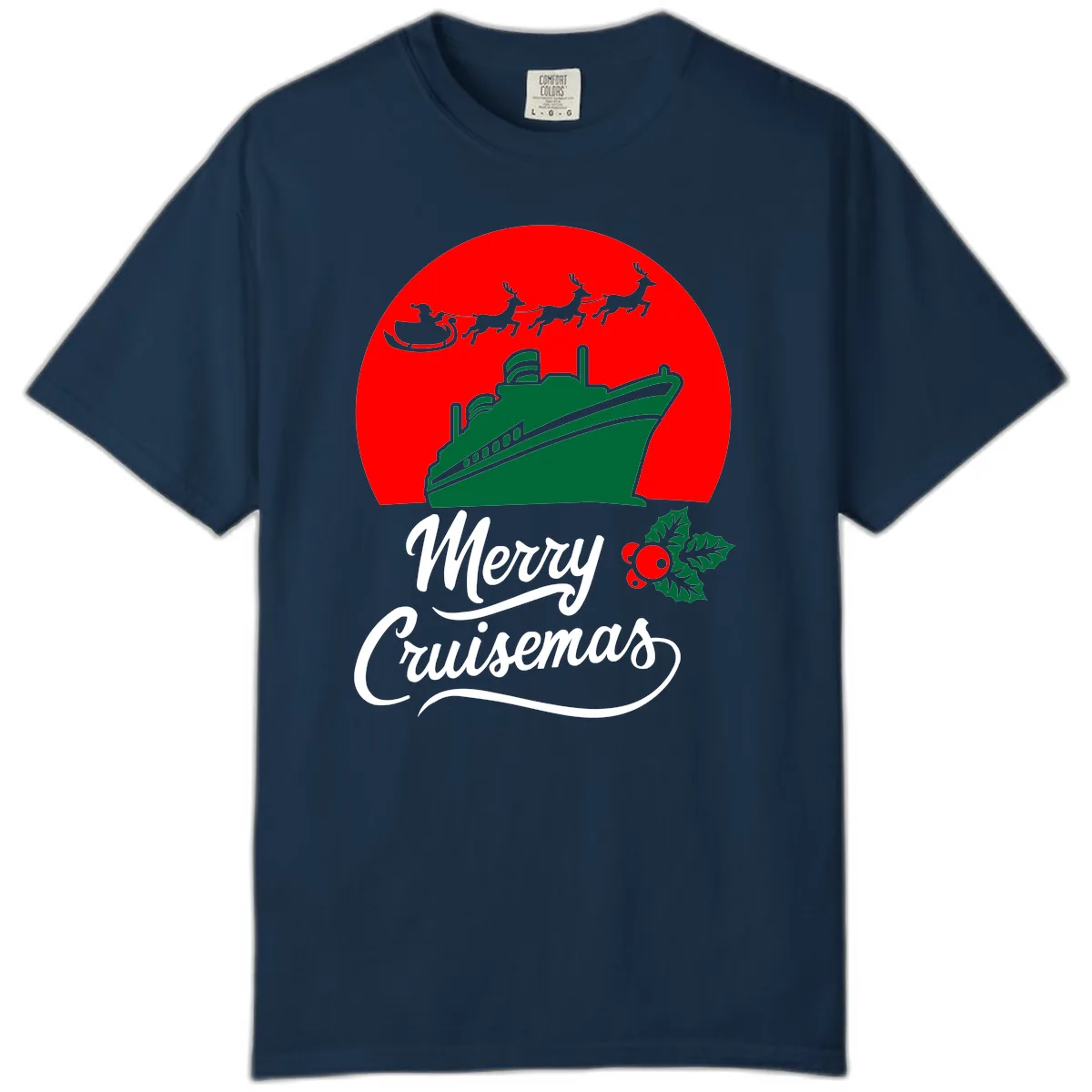 Merry Cruisemas Comfort Color in True Navy