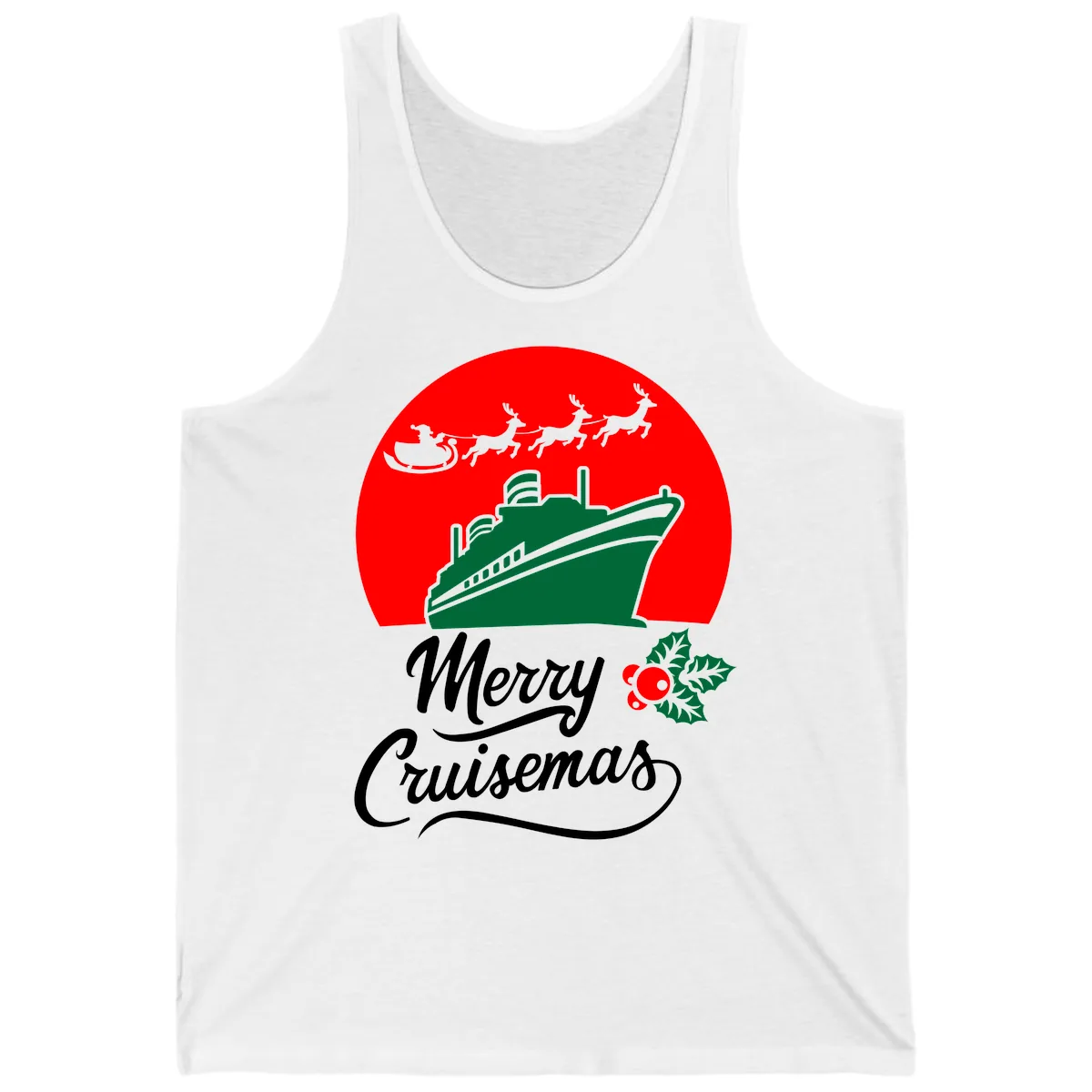 Merry Cruisemas Tank in White