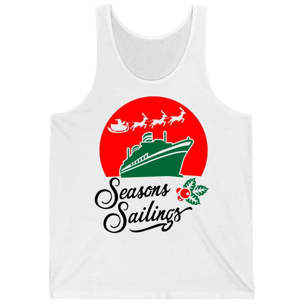 Seasons Sailings Cruise Ship Holiday Tank in White